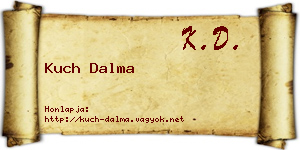 Kuch Dalma névjegykártya